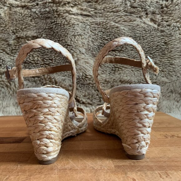 Rattan Woven Strappy Wedge Sandals by DV8 Dolce Vita Women's Size 8 - Picture 5 of 6